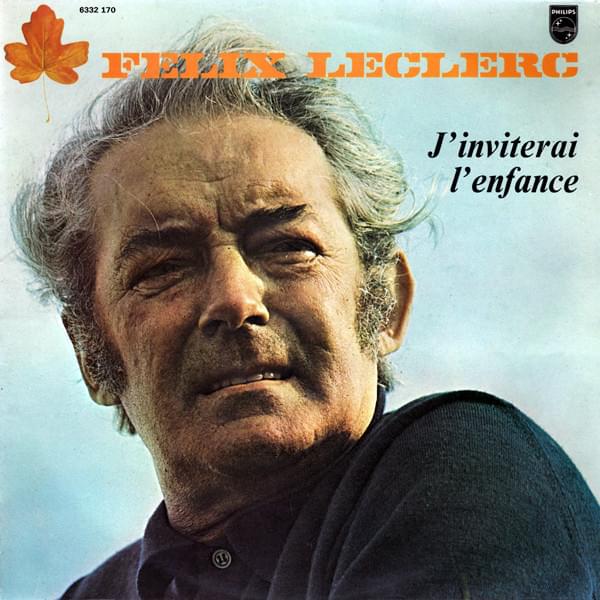 Album cover art for "La mort de l’ours" by Félix Leclerc