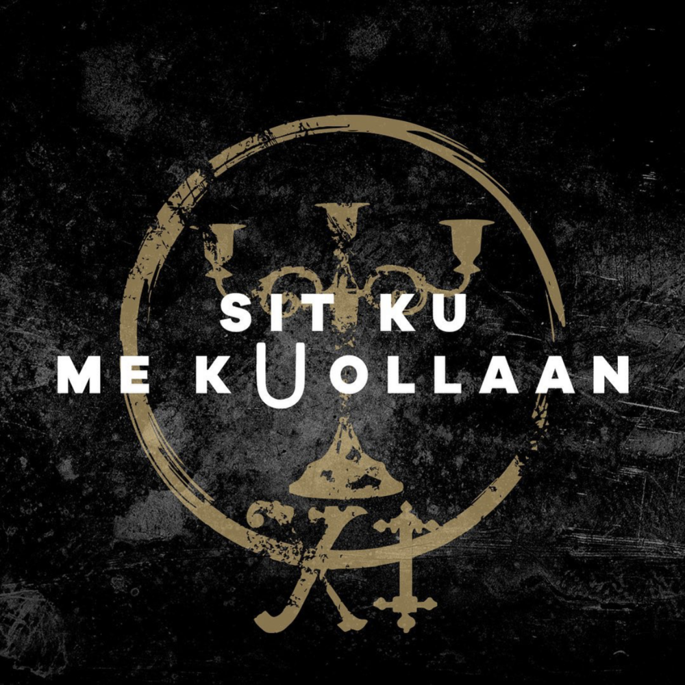 Album cover art for "Sit ku me kuollaan" by Antti Tuisku
