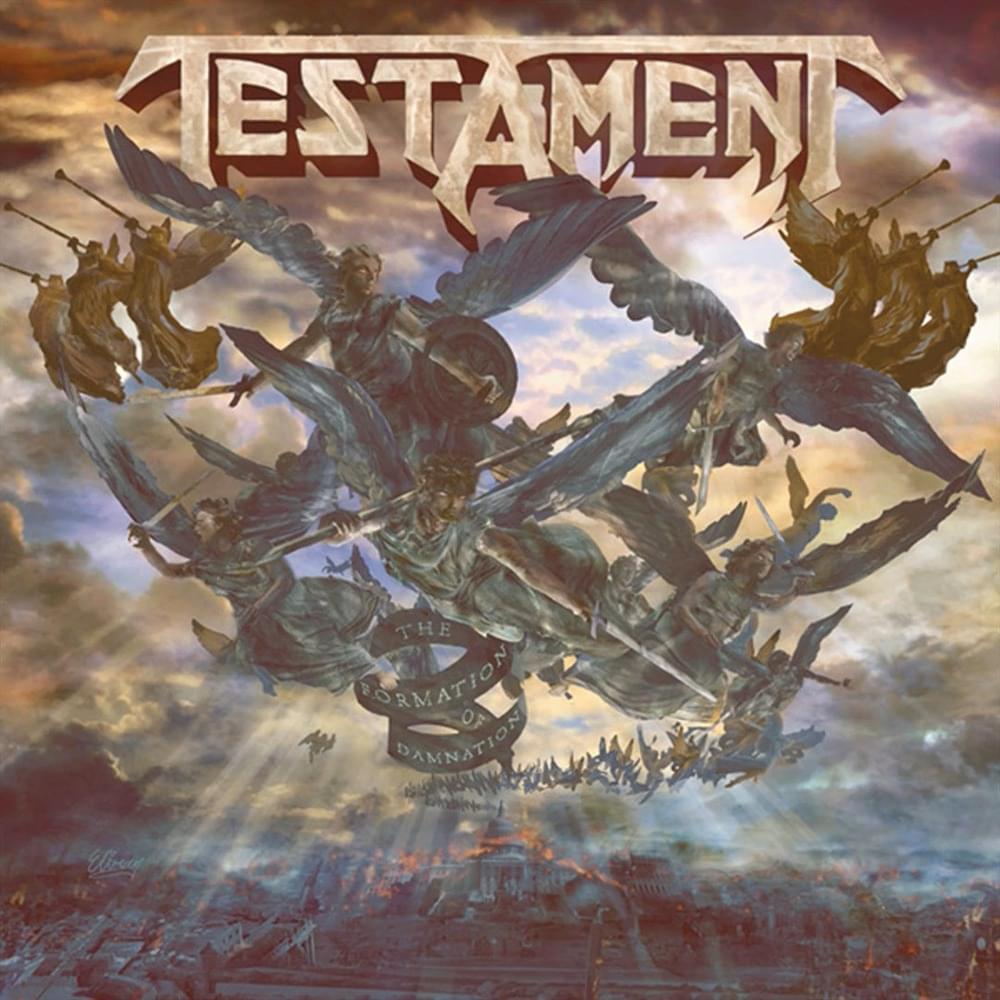 Album cover art for "Henchmen Ride" by Testament