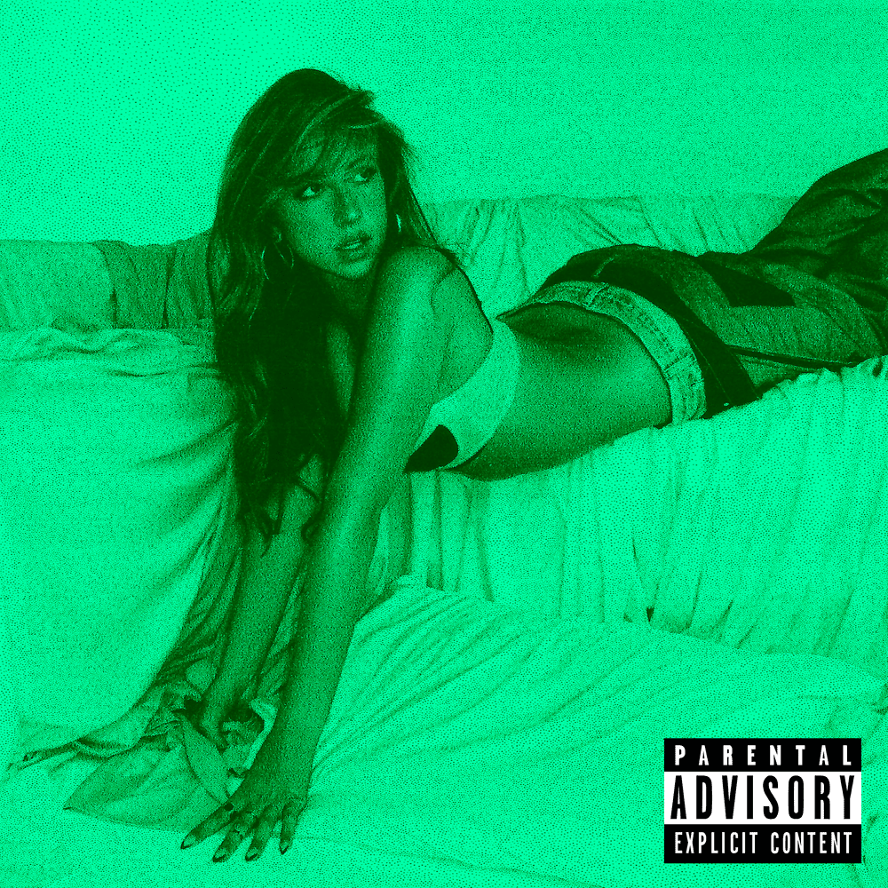 Album cover art for "greedy (Sped Up)" by Tate McRae