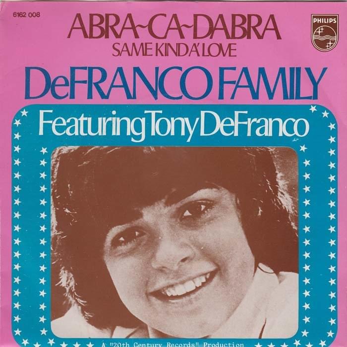 Album cover art for "Abra-Ca-Dabra" by The DeFranco Family