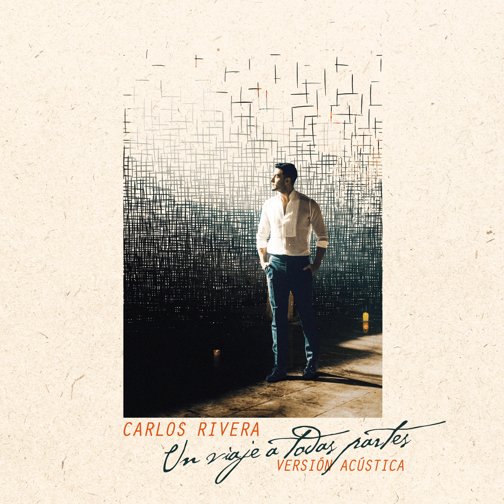 Album cover art for "Un Viaje a Todas Partes (Versión Acústica)" by Carlos Rivera