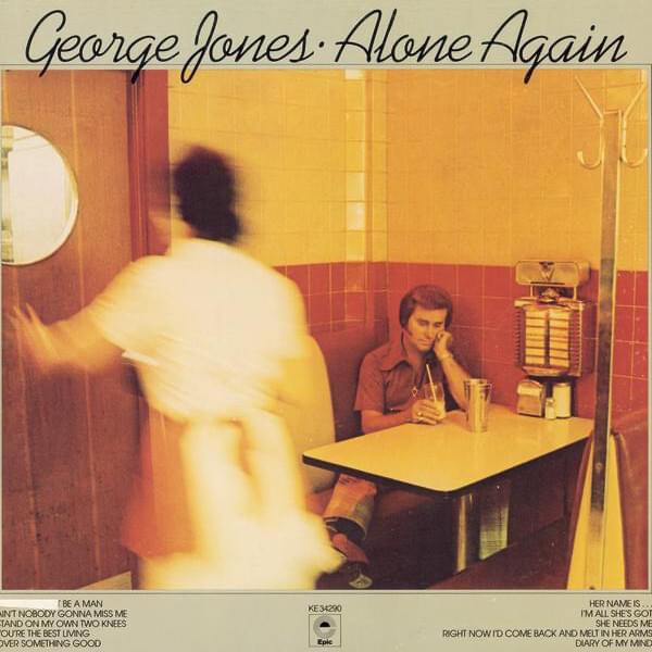 Album cover art for "A Drunk Can’t Be a Man" by George Jones