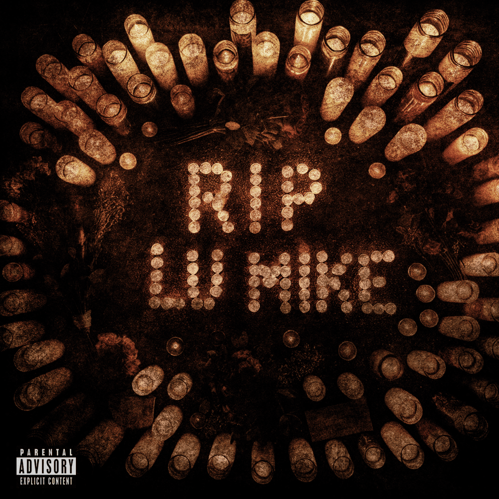 Album cover art for "RIP LU MIKE" by EST Gee