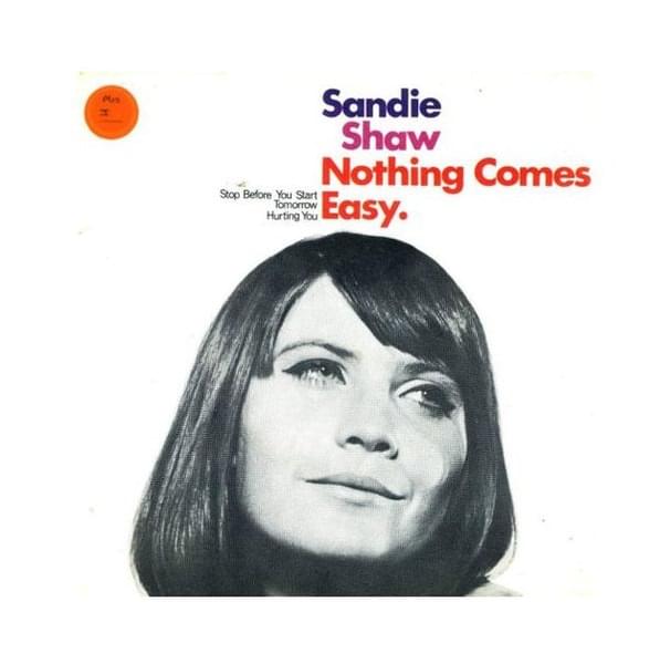 Album cover art for "Nothing Comes Easy" by Sandie Shaw