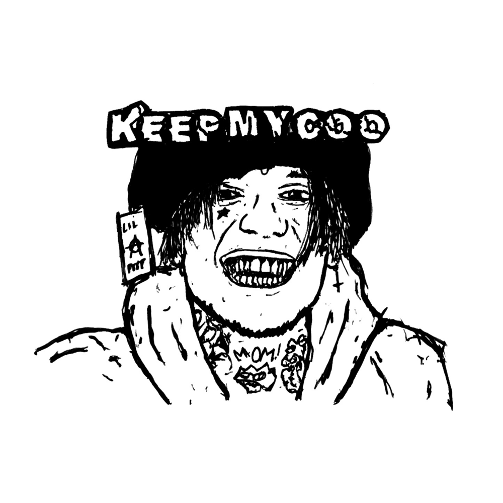 Album cover art for "Keep My Coo" by Lil Peep