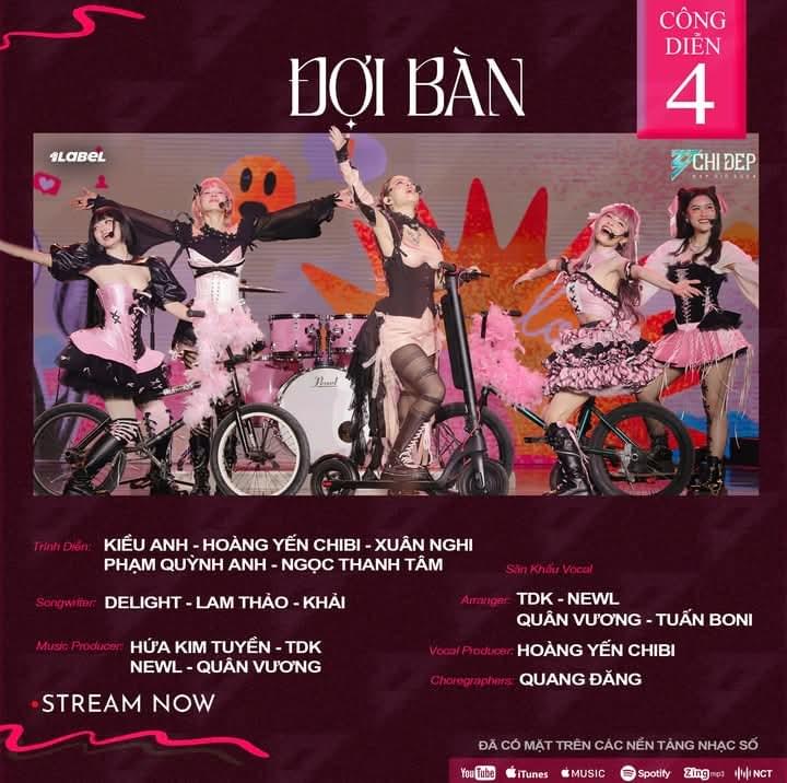 Album cover art for "�i B�n" by Đội Kiều Anh