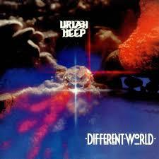 Album cover art for "Different World" by Uriah Heep
