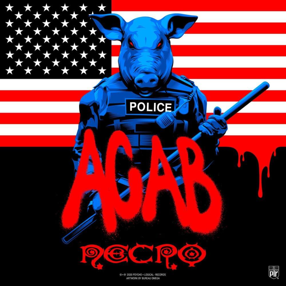 Album cover art for "ACAB" by Necro