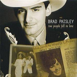 Album cover art for "Two People Fell In Love" by Brad Paisley
