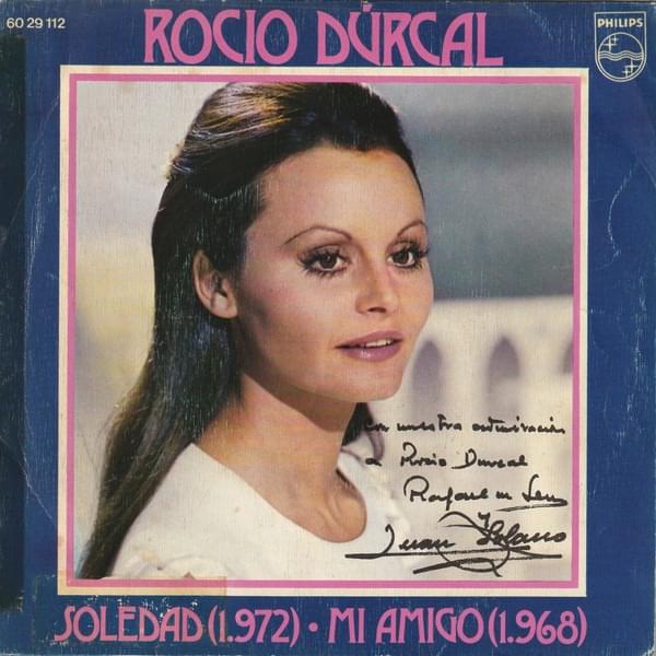 Album cover art for "Soledad" by Rocío Dúrcal