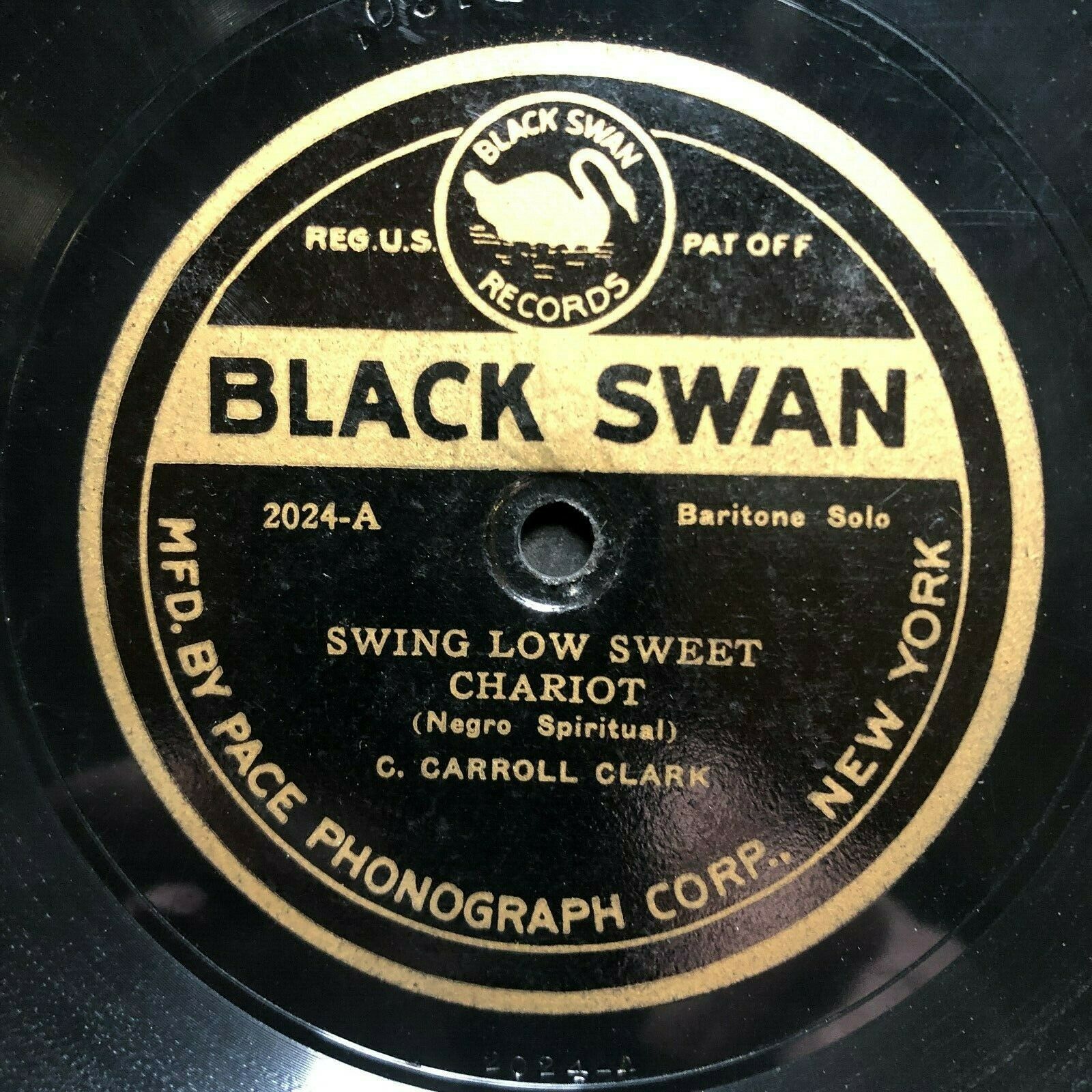 Swing Low Sweet Chariot (Black Swan 2024) by Carroll C. Clark