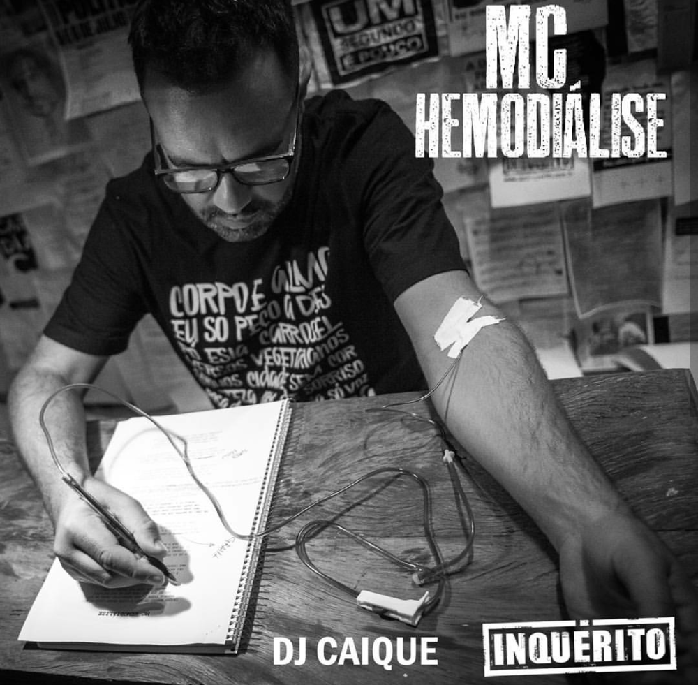 Album cover art for "MC Hemodiálise" by DJ Caique & Inquérito