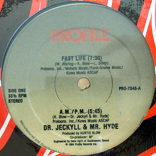 Album cover art for "Fast Life" by Dr. Jeckyll & Mr. Hyde