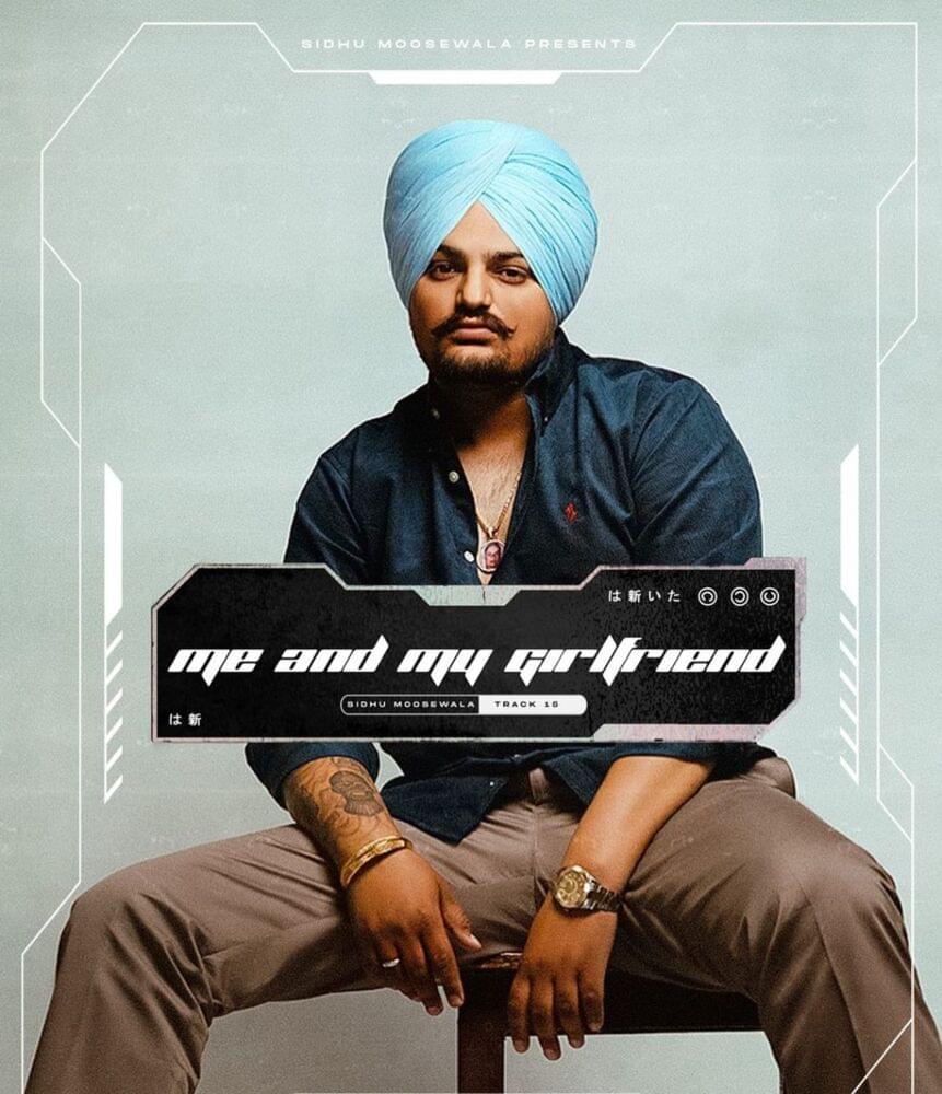 Album cover art for "Me & My Girlfriend" by Sidhu Moose Wala