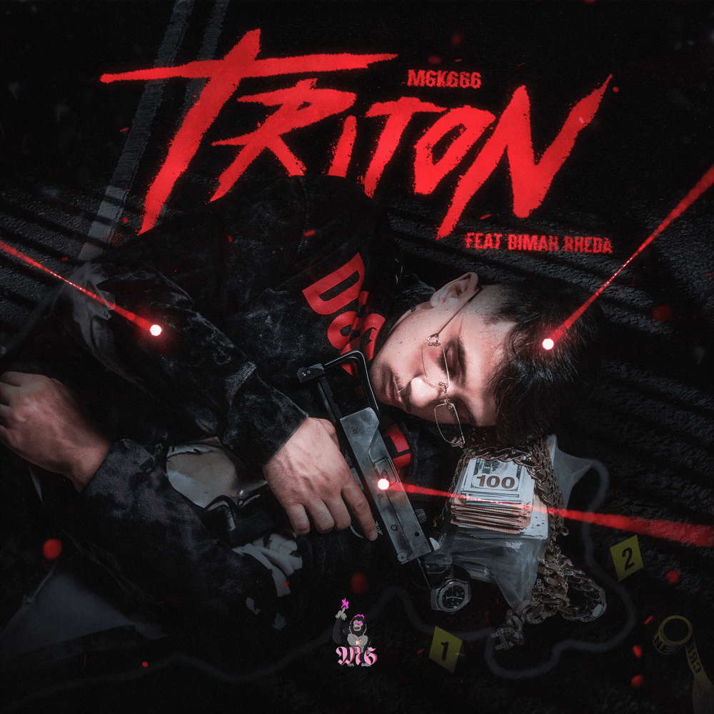 Album cover art for "Triton" by MGK666 & Rheda