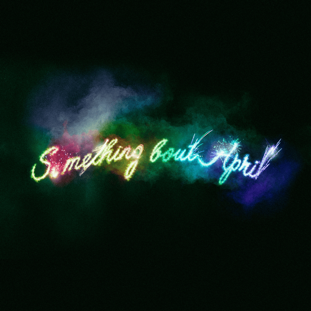 Album cover art for "something bout april" by Bazzi