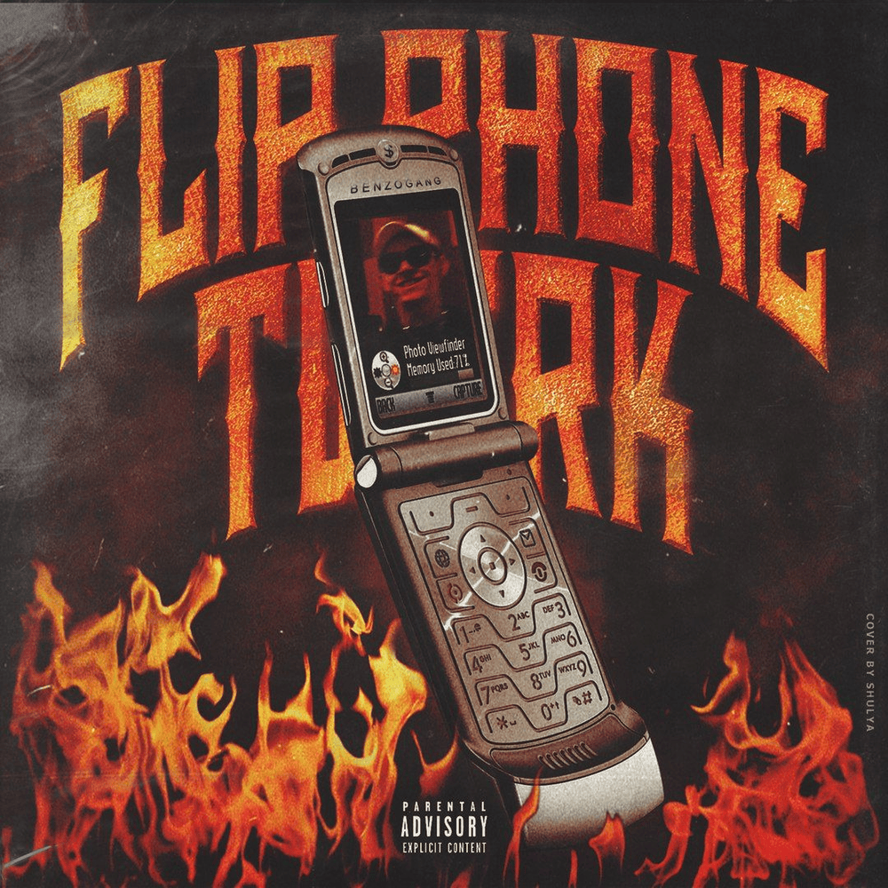 Album cover art for "Flip Phone Twerk" by Big Baby Tape