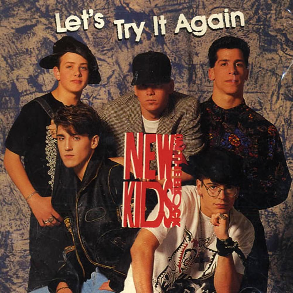 Album cover art for "Let’s Try It Again" by New Kids On the Block