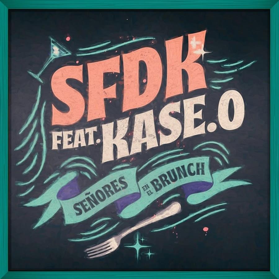 Album cover art for "Señores en el Brunch" by SFDK & Kase.O