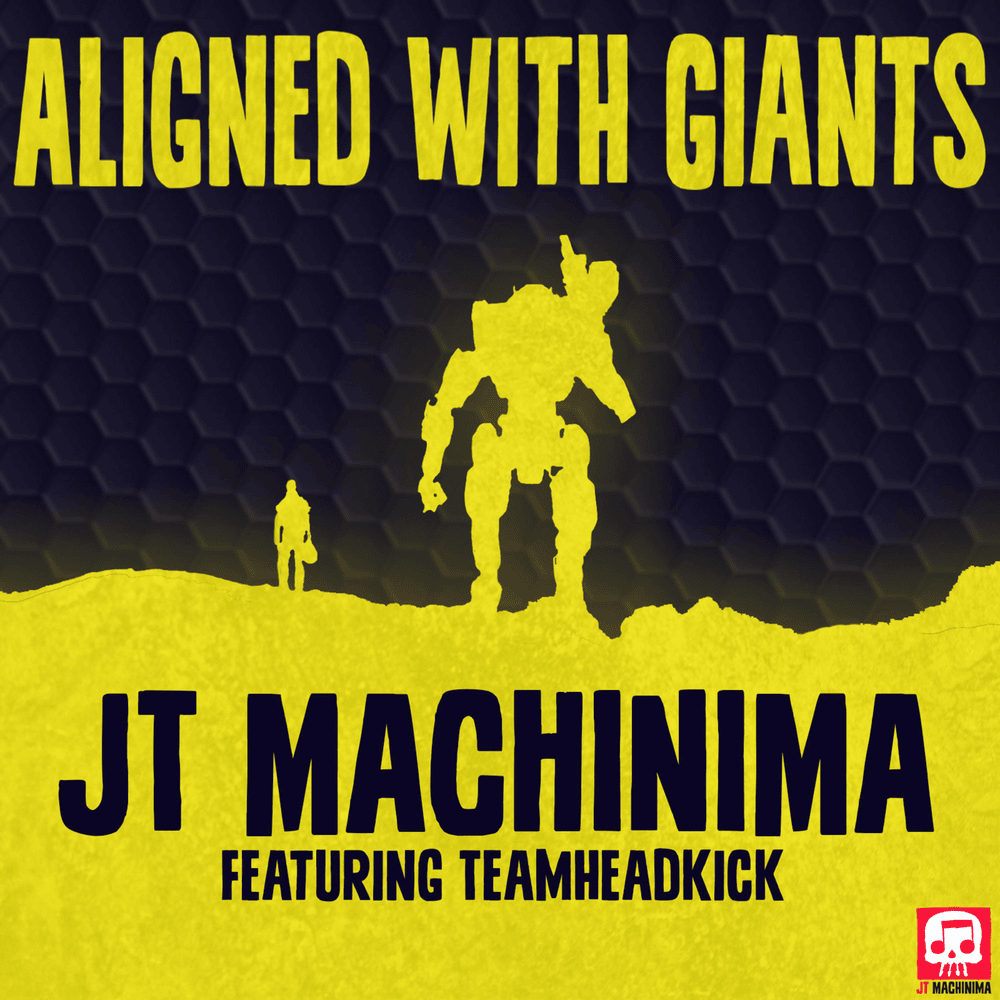 Album cover art for "Aligned with Giants" by JT Music & TEAMHEADKICK