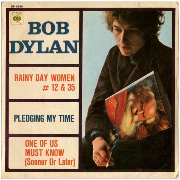Album cover art for "Rainy Day Women #12 & 35" by Bob Dylan