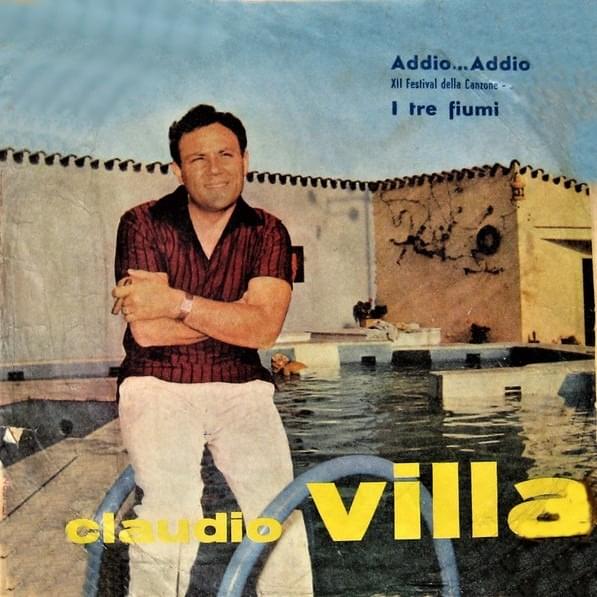 Album cover art for "I tre fiumi" by Claudio Villa
