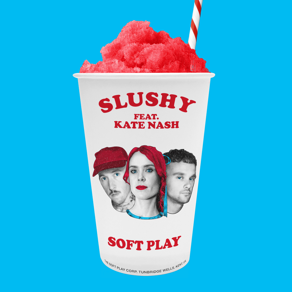 Album cover art for "Slushy" by SOFT PLAY & Kate Nash