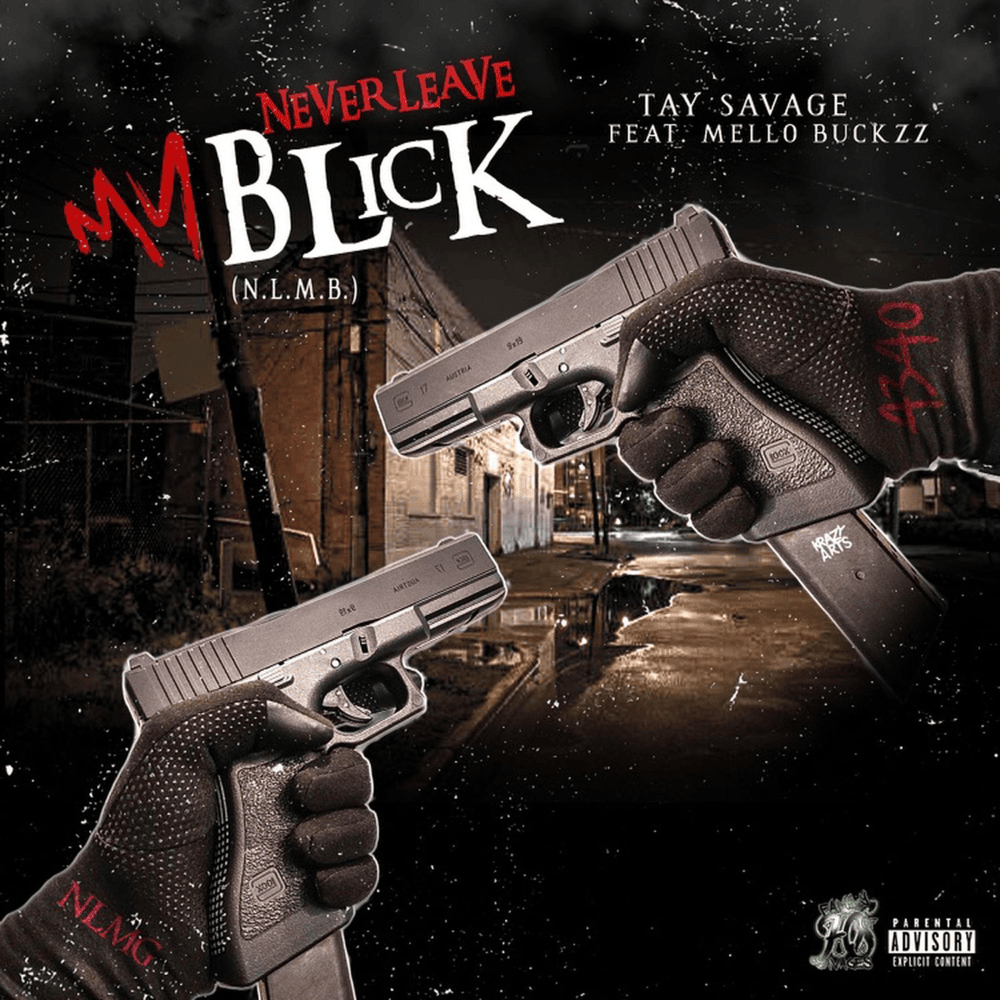 Album cover art for "Never Leave My Blick" by Trap-A-Holics