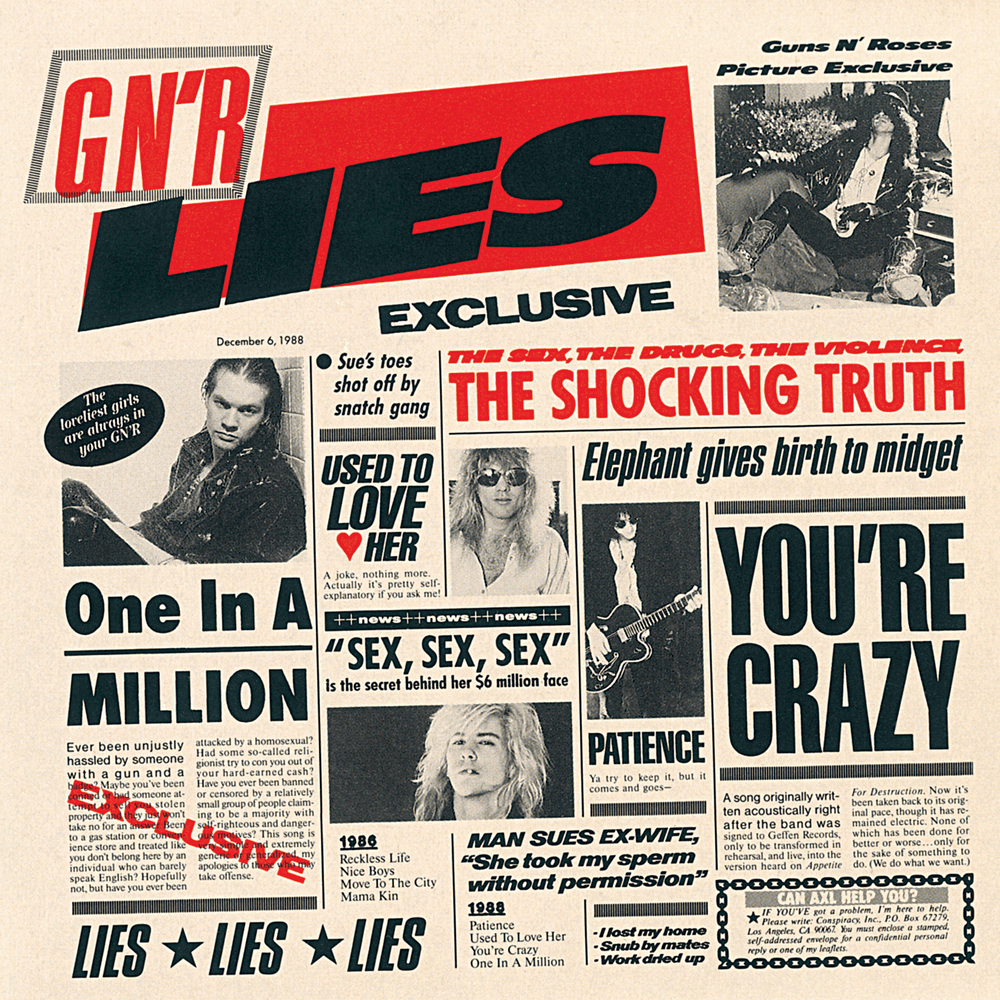 Album cover art for "Nice Boys" by Guns N’ Roses