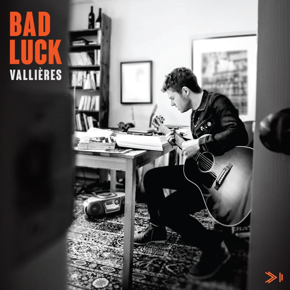 Album cover art for "Bad Luck" by Vincent Vallières