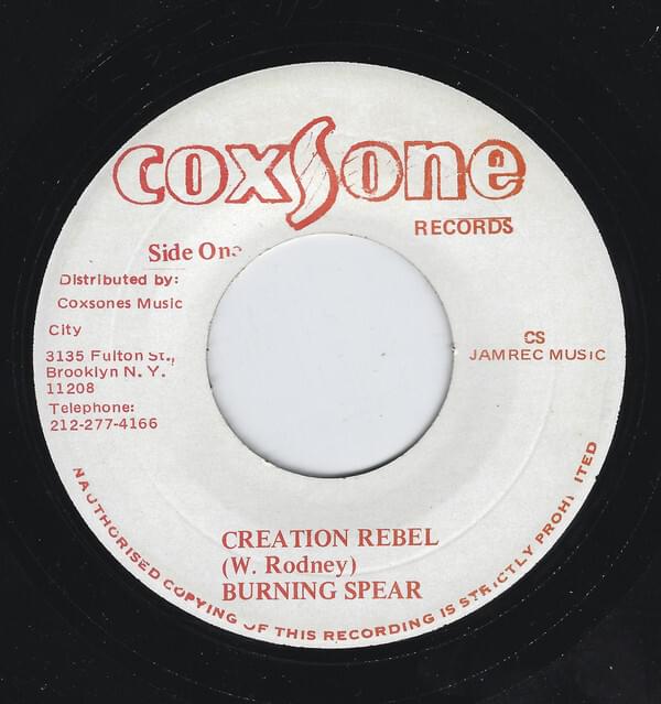 Album cover art for "Creation" by Burning Spear