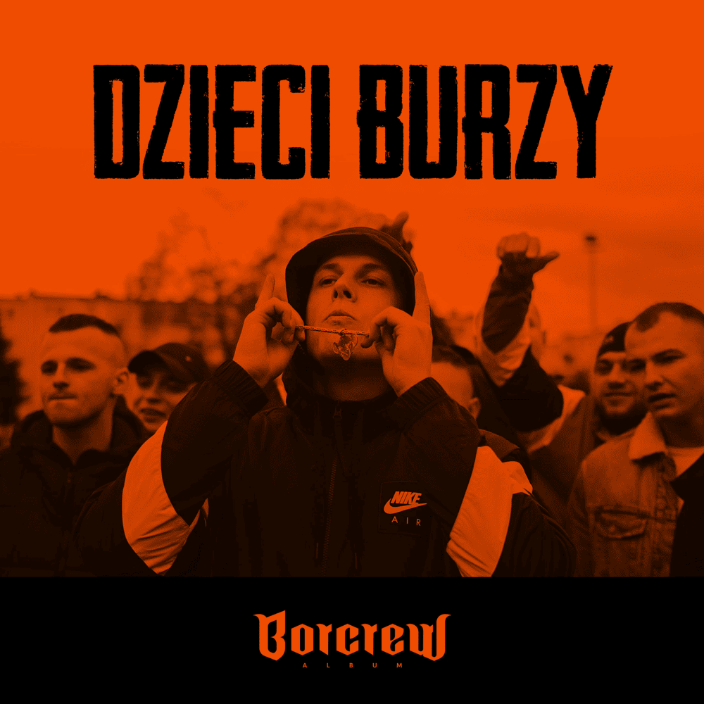 Album cover art for "Dzieci Burzy" by Szpaku