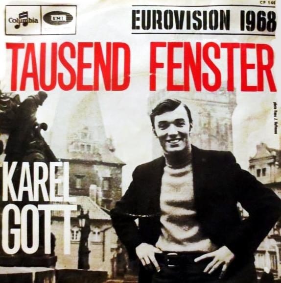 Album cover art for "Tausend Fenster" by Karel Gott