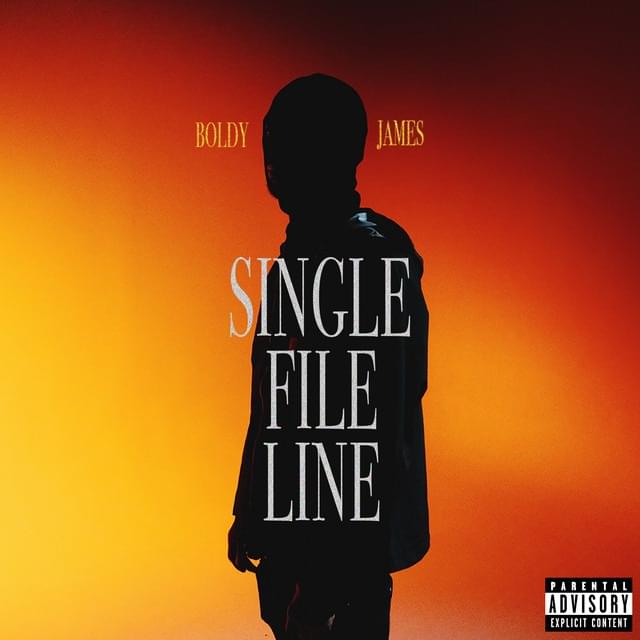 Album cover art for "Single File Line" by Boldy James