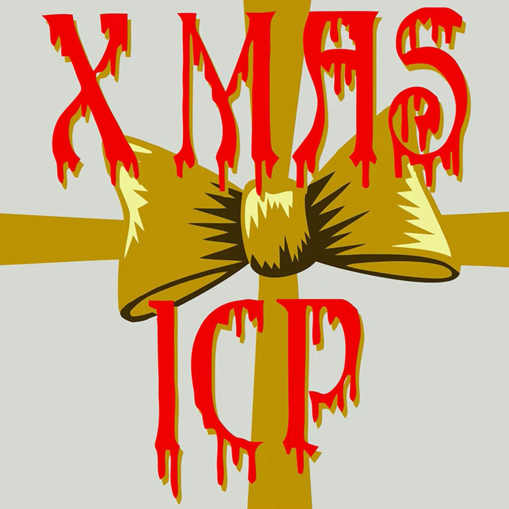Album cover art for "Red Christmas" by Insane Clown Posse