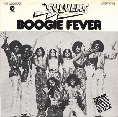 Album cover art for "Boogie Fever" by The Sylvers