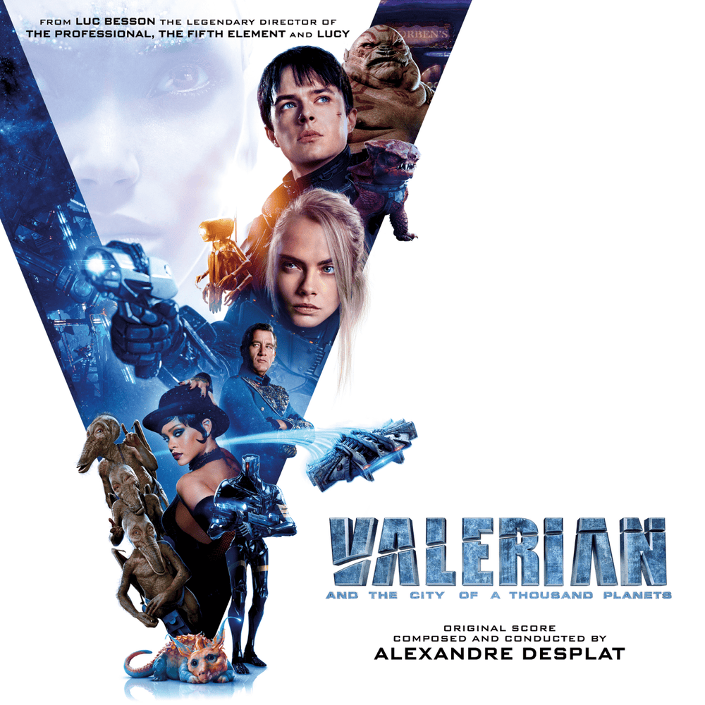 Album cover art for "Valerian in Trouble" by Alexandre Desplat