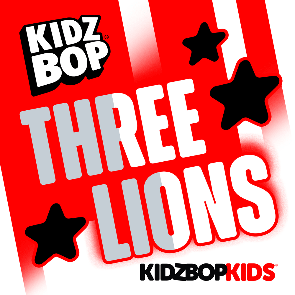 Album cover art for "Three Lions" by KIDZ BOP Kids