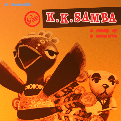 Album cover art for "けけサンバ (K.K. Samba)" by K.K. Slider