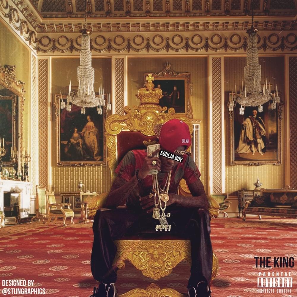 Album cover art for "The King" by Soulja Boy