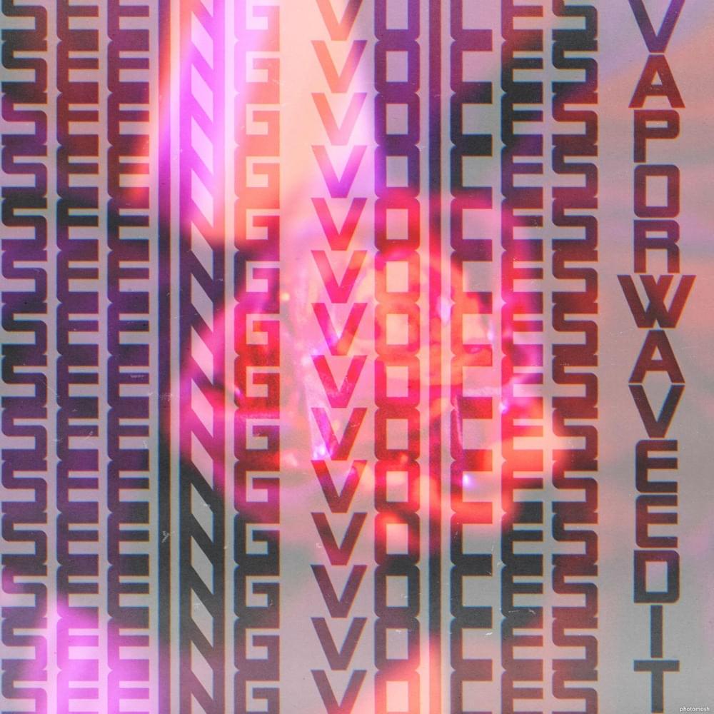 Album cover art for "Seeing Voices (Vaporwave Edit)" by Donor Lens & Kiera Pixie