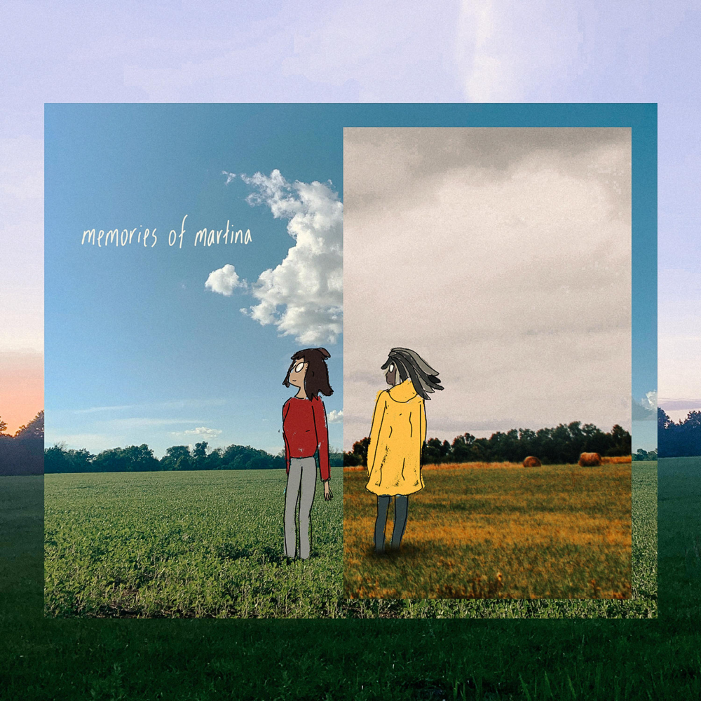 Album cover art for "Memories of Martina" by weird inside & Greyhat