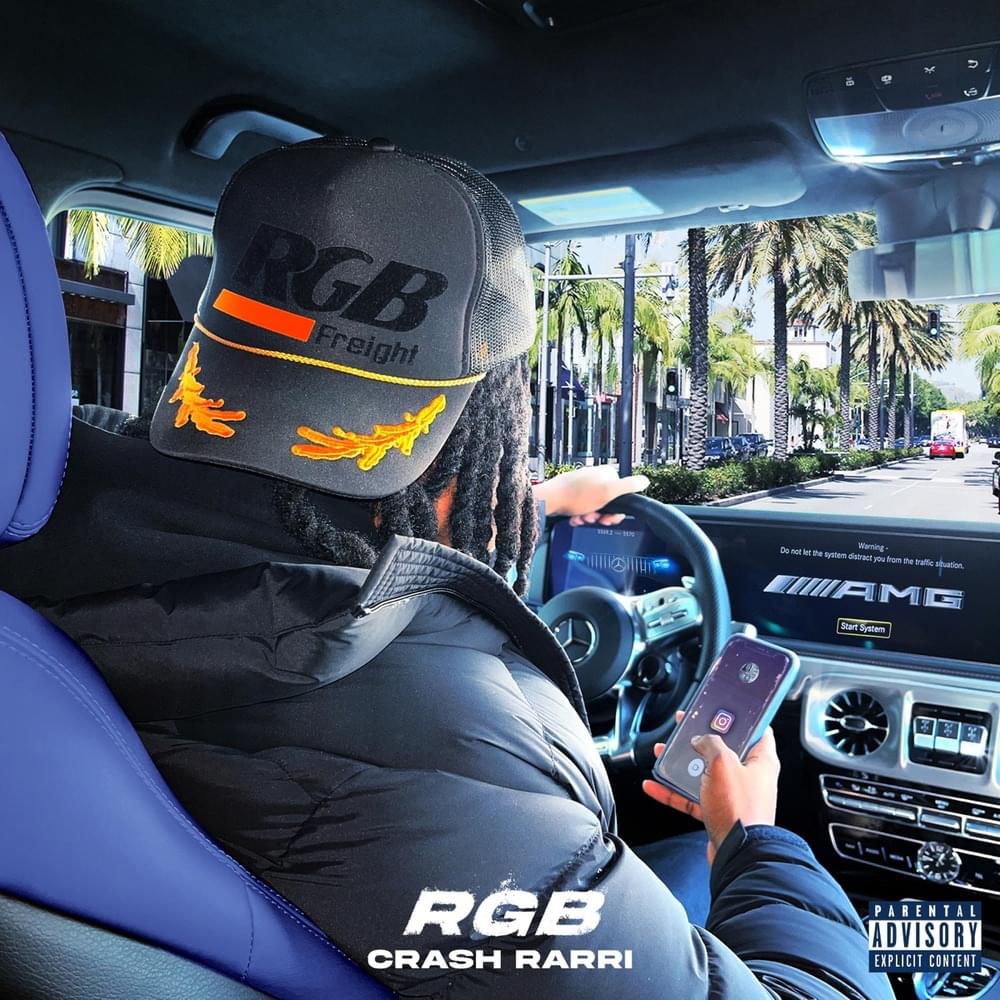 Album cover art for "RGB" by CRASH RARRI