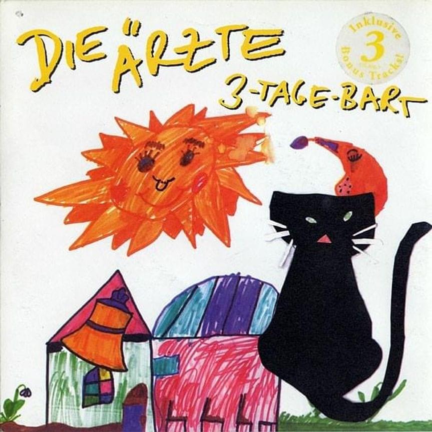Album cover art for "3-Tage-Bart" by Die Ärzte