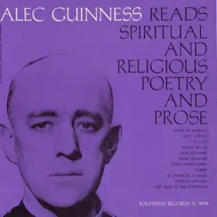 Album cover art for "I Sing of a Maiden" by Alec Guinness