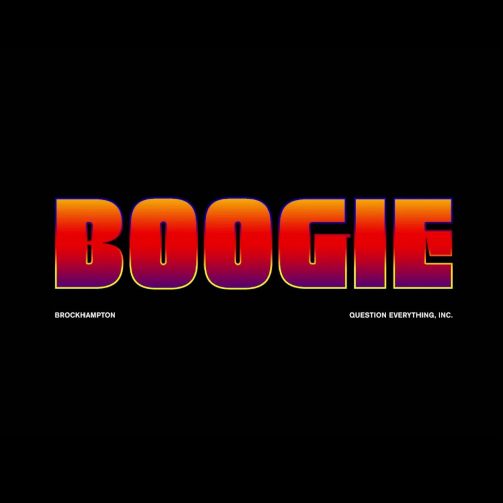 Album cover art for "BOOGIE" by triple j