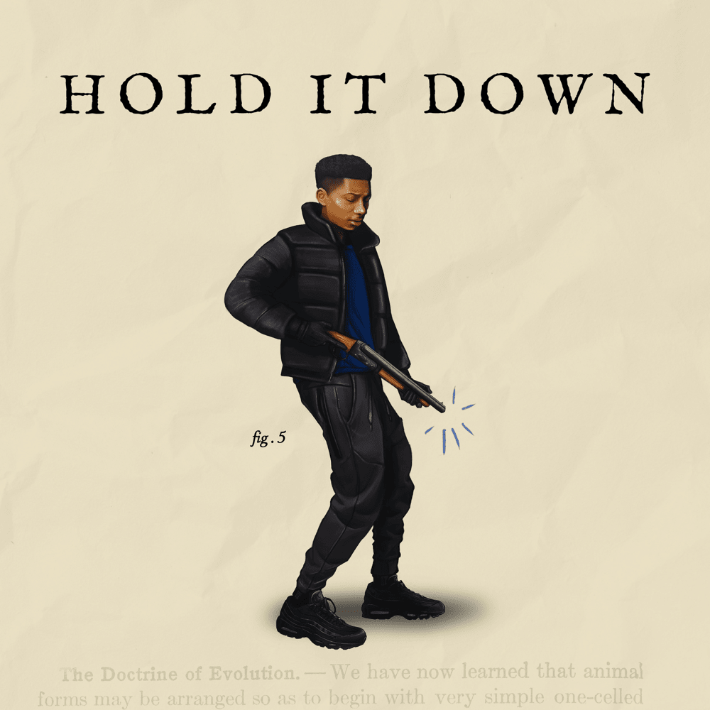 Album cover art for "Hold It Down" by Digga D