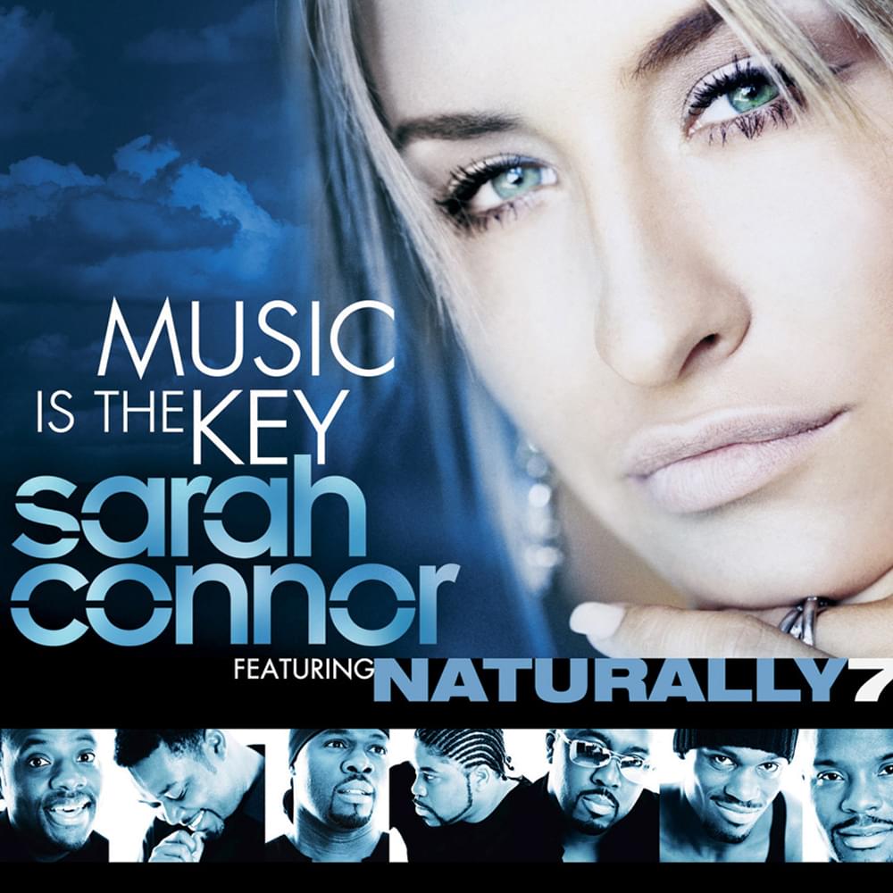 Album cover art for "Music is the Key" by Sarah Connor & Naturally 7