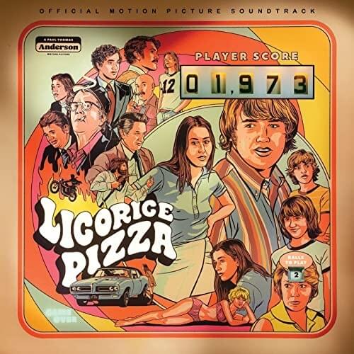 Album cover art for "Licorice Pizza" by Jonny Greenwood